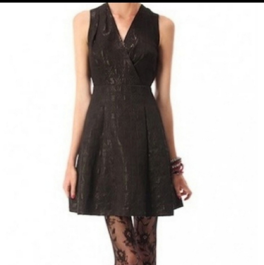 Kirna zabete at target Black Metallic fit and flare dress